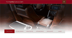 Desktop Screenshot of normandy-luxury-cars.com